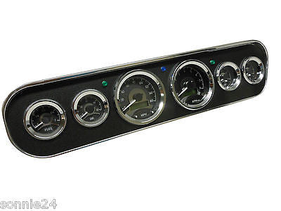 1965 Ford マスタング 時計 温湿度計付き アメリカン雑貨 アメ車 1965 1966 Ford Mustang Billet Dash Gauges Instruments Dakota