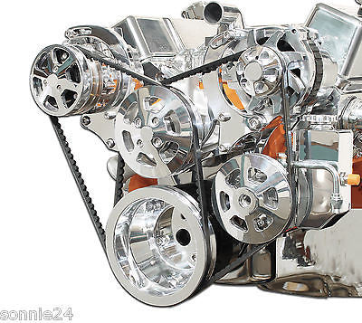 Chevy small sales block pulley kits