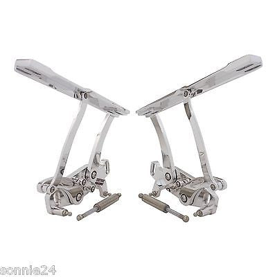 1965 1966 1967 IMPALA BILLET HOOD HINGES POLISHED CNC ALUMINUM