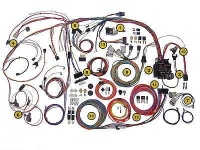 1964-1966 Mustang wire harness wiring kit ford American Autowire 51012