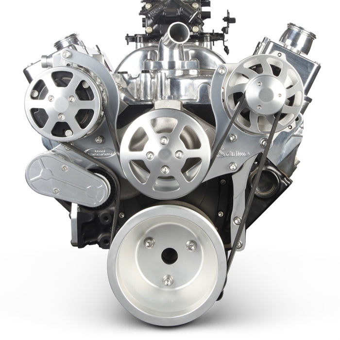 Split 8 Rib Block Small Block Chevy S-Drive 8 Rib Pulley Kit – Hi Tech Classics