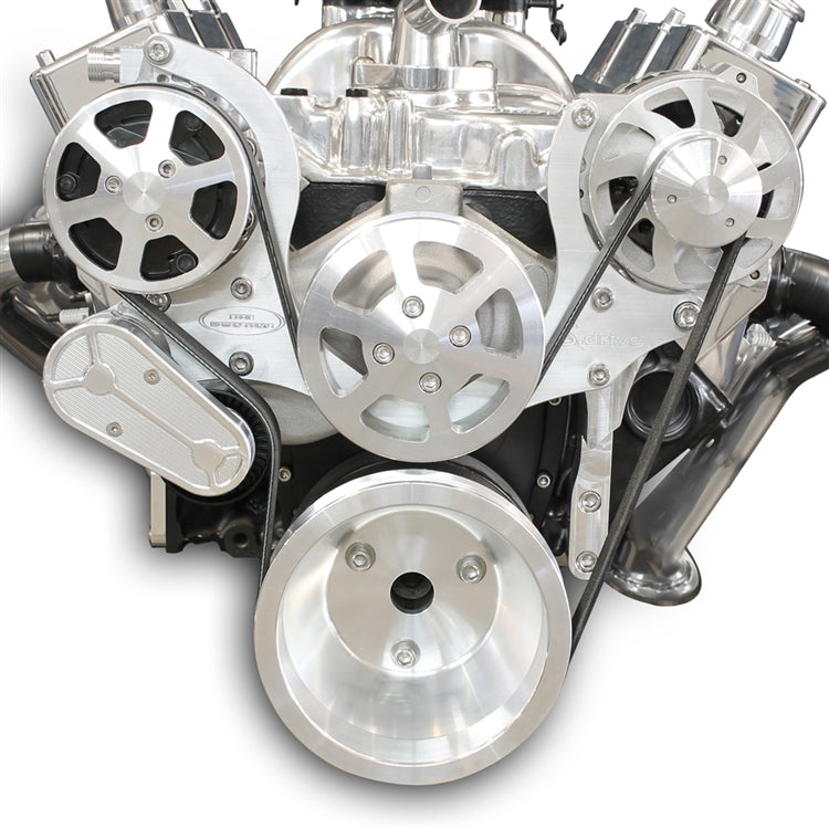 Engine Block Ribs Small Block Chevy S-Drive 8 Rib Pulley Kit – Hi Tech Classics