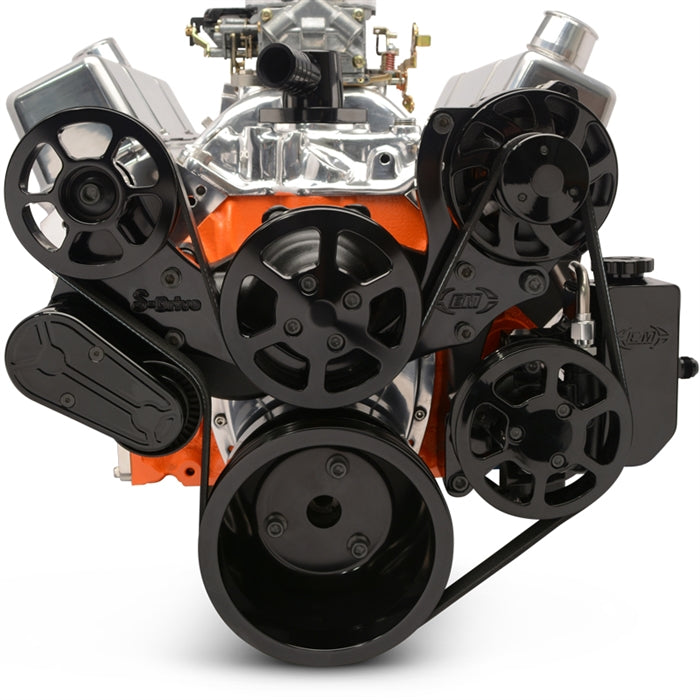 Split 8 Rib Block Big Block Chevy S-Drive 8 Rib Pulley Kit Raven Series – Hi Tech Classics