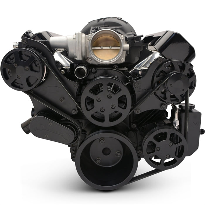 LS Chevy S-Drive 6 Rib Pulley Kit - Raven Series - Elite – Hi Tech Classics