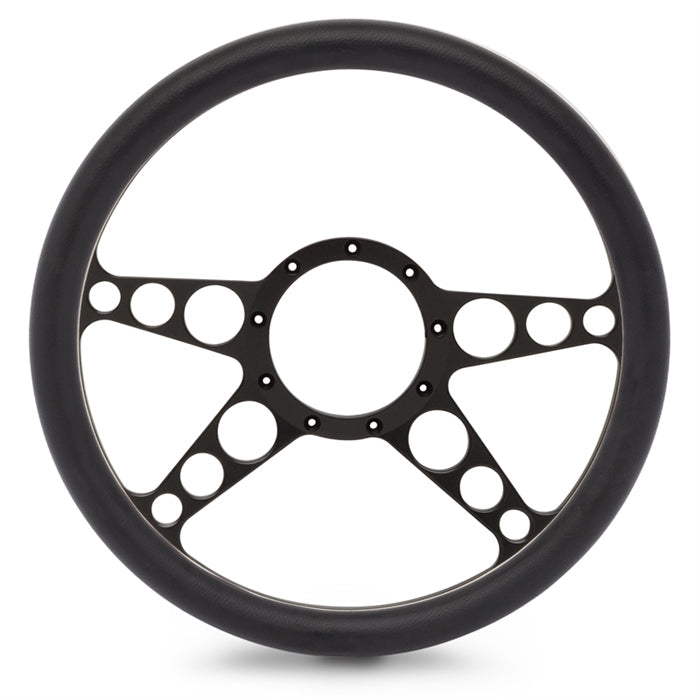 Half Wrap 4 Spoke Racer Steering Wheel 13-1/2