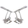 1967 1968 1969 CAMARO BILLET HOOD HINGES POLISHED. EDDIE MOTORSPORTS MS149-50P