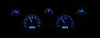 1967 1968 Mustang gauge cluster Dakota Digital VHX ford CARBON BLUE