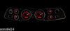 1970 1971-1981 CHEVY CAMARO VHX GAUGE KIT CARBON RED DAKOTA LS1 LS3 LSX BB SB