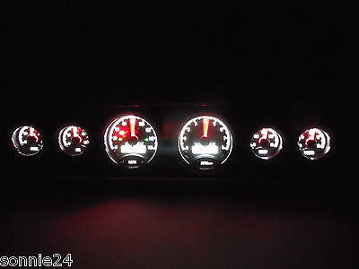 Intellitronix Digital Dash Gauges – 1965-1966 Ford Mustang – Green LED – USA Made