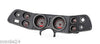 1970 1971-1981 CHEVY CAMARO VHX GAUGE KIT CARBON RED DAKOTA LS1 LS3 LSX BB SB