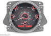 1966-1977 Ford Bronco Gauges Dakota Digital dash Carbon Red VHX-66F-BRO-C-R