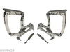 1958 1959 CHEVY TRUCK GMC BILLET HOOD HINGES. POLISHED ALUMINUM MADE IN USA