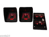 1969 CAMARO GAUGE KIT DASH WIITH CONSOLE GAUGES VHX CARBON RED DAKOTA DIGITAL