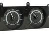 1964-1967 Pontiac GTO gauges Dash Gauge lemans black white vhx-64p-gto-kw dakota