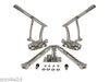 67 68 69 CAMARO BILLET HOOD HINGE KIT LATCH BRACES POLISHED. 1967-1969 USA