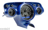 1957 CHEVY VHX GAUGE KIT LS3 LSX BB SB Dakota Digital dash cluster. carbon/blue