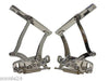 1964 CHEVELLE BILLET HOOD HINGES POLISHED CNC ALUMINUM EL CAMINO EDDIE MOTORS