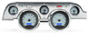 1967 1968 Mustang gauge cluster Dakota Digital VHX ford SILVER BLUE mph