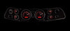 1970 1971-1981 CAMARO VHX GAUGE KIT LS1 LS3 LSX BB SB Silver Red VHX-70C-CAM-C-R