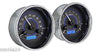 Dakota Digital VHX Universal Dual 5" Round Analog Gauges carbon blue VHX-1014-CB