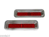 1967 1968 CAMARO RS BILLET TAIL LIGHT BEZELS WITH LED LIGHTS AND LENS RALLYSPORT