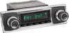 1963-69 Mercedes Benz 230 Series Model Two Radio with Black Pebbled/Chrome Faceplate - Retro Manufacturing
 - 1