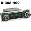 1966-68 Mercedes Benz 200 Model Two Radio with Black Pebbled/Chrome Faceplate - Retro Manufacturing
 - 3