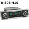 1966-68 Mercedes Benz 200 Model Two Radio with Solid Black/Chrome Faceplate - Retro Manufacturing
 - 3
