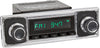 1960-66 Mercedes Benz 300 Model Two Radio with Solid Black/Chrome Faceplate - Retro Manufacturing
 - 1