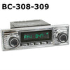 1963-69 Mercedes Benz 230 Series Model Two Radio with Chrome Faceplate - Retro Manufacturing
 - 4