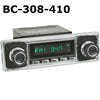 1963-69 Mercedes Benz 230 Series Model Two Radio with Solid Black/Chrome Faceplate - Retro Manufacturing
 - 4