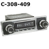 1955-66 Mercedes Benz 220 Model Two Radio with Black Pebbled/Chrome Faceplate - Retro Manufacturing
 - 5