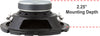 Standard Series Rear Seat Replacement Speaker for 1961-62 Chevrolet Biscayne - Retro Manufacturing
 - 3
