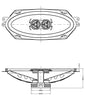 Standard Series Dash Replacement Speaker for 1968-70 Plymouth Belvedere - Retro Manufacturing
 - 2