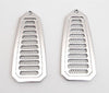 1967 1968 1969 67 68 69 CAMARO BILLET DOOR JAMB VENTS, POLISHED. MADE IN U.S.A.