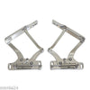 1964 CHEVELLE BILLET HOOD HINGES POLISHED CNC ALUMINUM EL CAMINO EDDIE MOTORS