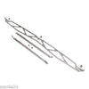 1957 CHEVY BILLET HOOD BRACE AND SUPPORTS POLISHED. MADE IN U.S.A.