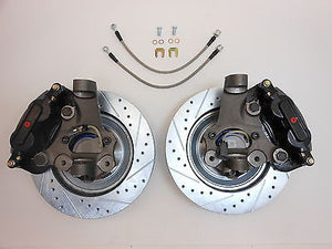 Gearhead Manual Disc Brake Conversion Kit For 1964-1972 GM A/F/X-Body With Stock Spindles - Camaro, Chevelle, GTO