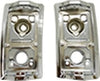 64 1964 EL CAMINO TAIL LIGHT BEZEL CHROME HOUSINGS