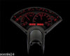 1955 1956 CHEVY VHX GAUGE KIT LS3 LSX BB SB DAKOTA DIGITAL CARBON RED