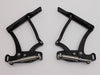 1964 CHEVELLE EL CAMINO BILLET HOOD HINGES BLACK ANODIZED. MADE IN U.S.A.