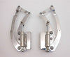 55-56 1955 1956 CHEVY BILLET HOOD HINGES CLEAR COATED
