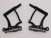 1964 1965 1966 1967 PONTIAC GTO LEMANS BILLET HOOD HINGES BLACK ANODIZED USA.