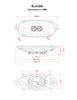 Ultra-thin Dash Replacement Speaker for 1973-87 Chevrolet Blazer with Mono Factory Radio - Retro Manufacturing
 - 2