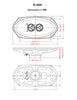 4x8-Inch Ultra-thin Dash Replacement Speaker - Retro Manufacturing
 - 3