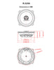 5.25-Inch Ultra-thin Dodge Charger Front Door Replacement Speakers - Retro Manufacturing
 - 2