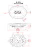 Dash Replacement Speaker for 1971-72 Chevrolet Impala with Mono Factory Radio - Retro Manufacturing
 - 2