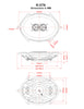 Ultra-thin Dash Replacement Speaker for 1966-67 Oldsmobile Toronado - Retro Manufacturing
 - 3