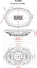 Ultra-thin Dash Replacement Speaker for 1963-64 Chevrolet Impala