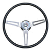 3 spoke comfort grip steering wheel. with GM 4 1/8 mounting hub